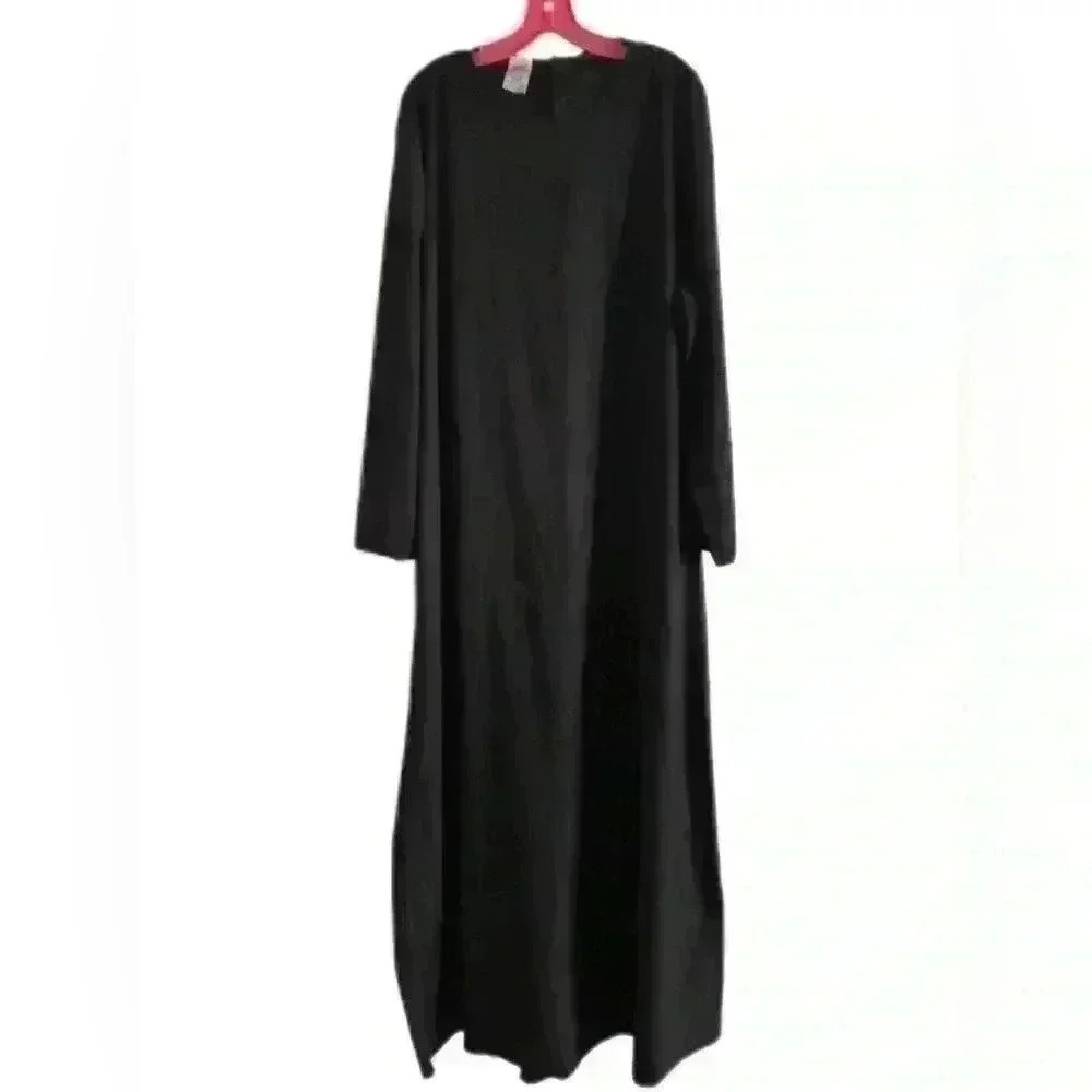 SPIRIT HALLOWEEN COSTUME BASIC BLACK GOWN MENS LARGE